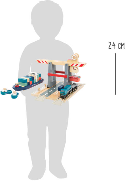 Containerterminal met toebehoren