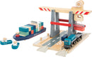Containerterminal met toebehoren