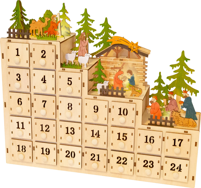 Kerstmis Kribbe Advent Kalender