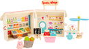 Small Foot - Houten Meeneem Speelwinkel Poppenhuis, 15dlg.