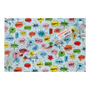 Inpakpapier Stripwolkjes, 3 mtr.