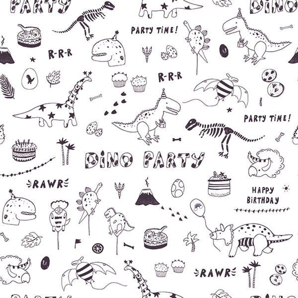 Inpakpapier Inkleurbaar Eenhoorn Party, 4 mtr.