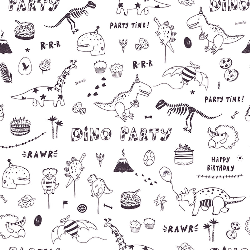 Inpakpapier Inkleurbaar Eenhoorn Party, 4 mtr.