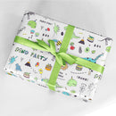 Inpakpapier Inkleurbaar Eenhoorn Party, 4 mtr.