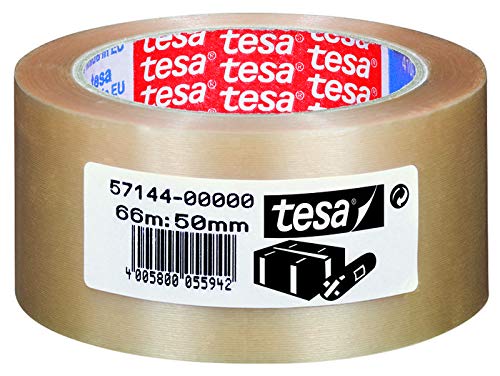 Tesa verpakkingstape transparant 66m&#42;50c