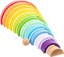 Small Foot  -  Houten Bouwblokken Regenboog XL, 14dlg.