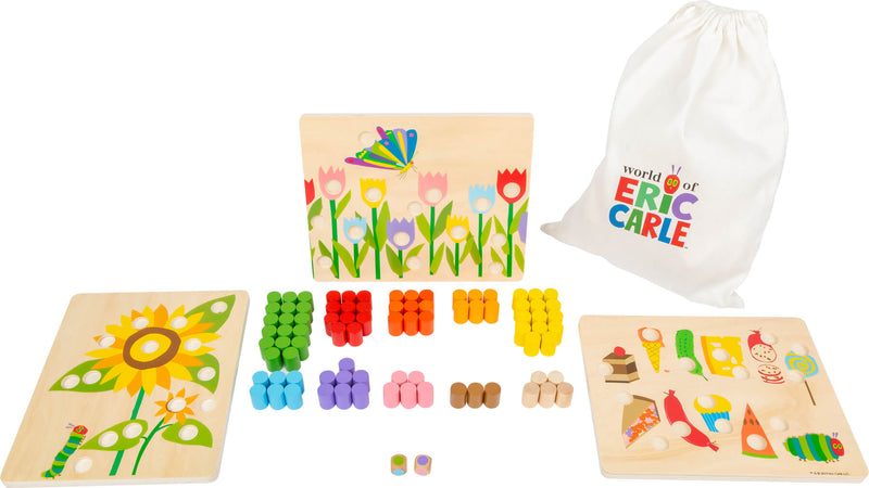 Small Foot  -  Rupsje Nooitgenoeg Houten Kleurenspel