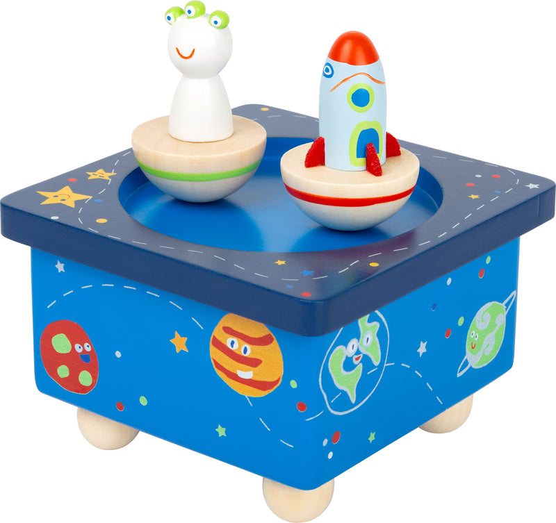 Small Foot - Houten Muziekdoos Ruimtevaart