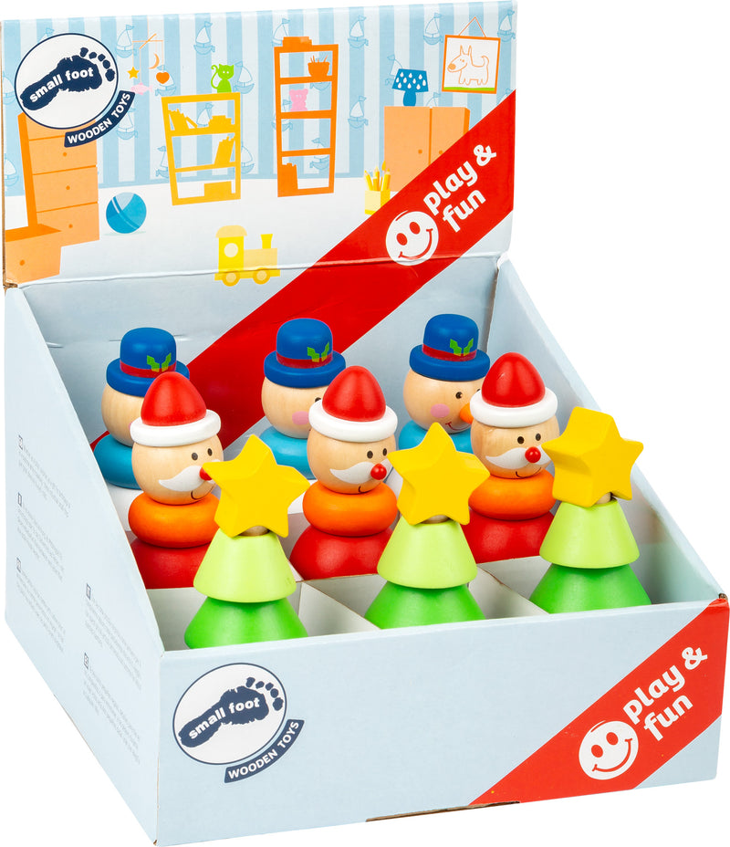 Kerst Stapelbeeldjes Display