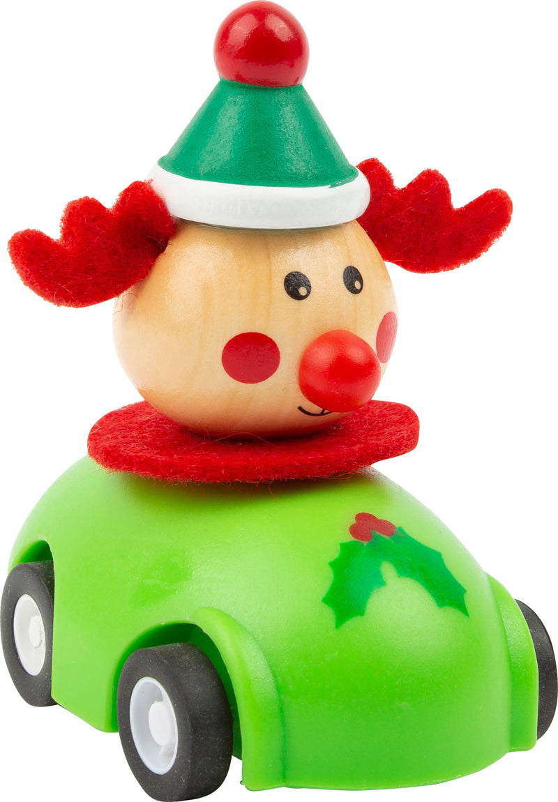 Pull-Back Kerstauto's Display