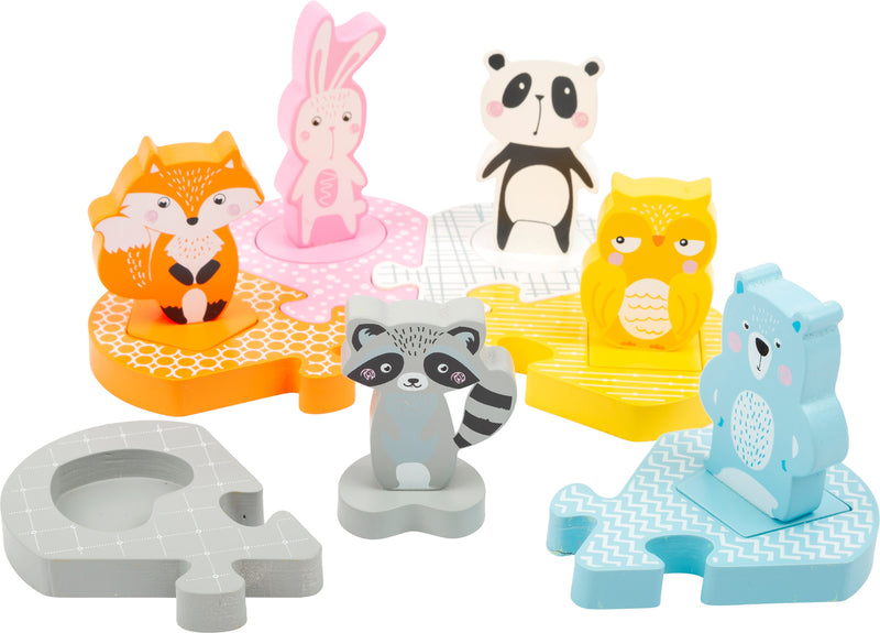 Small Foot  -  Houten Vormenpuzzel Dieren