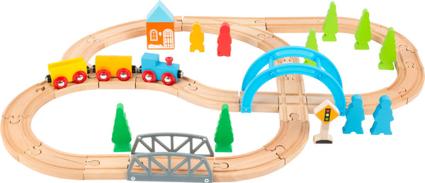 Small Foot - Houten Treinset Big Journey, 40dlg.