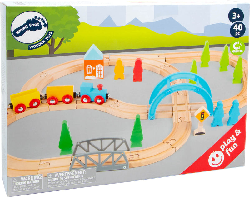 Small Foot - Houten Treinset Big Journey, 40dlg.