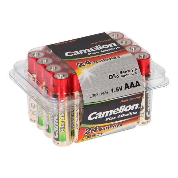 Batterij Camelion R03/AAA Alkaline  (box a 24 stuks)