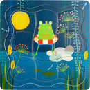 Layer puzzel Frog King