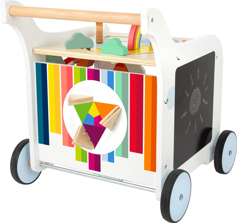 Small Foot - Houten Baby Walker Loopwagen Bloemen