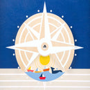 Small Foot  -  Houten Activiteiten Loopwagen Walvis