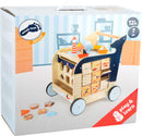 Small Foot  -  Houten Activiteiten Loopwagen Walvis