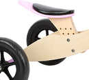 Small Foot  -  Houten Driewieler en Loopfiets 2in1 Maxi Roze