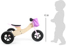 Small Foot  -  Houten Driewieler en Loopfiets 2in1 Maxi Roze
