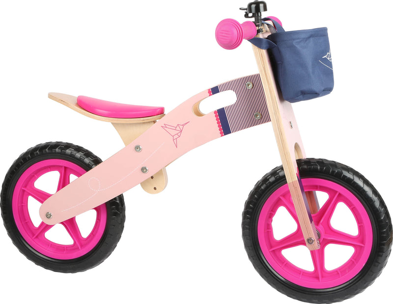 Small Foot - Houten Loopfiets Kolibrie Roze