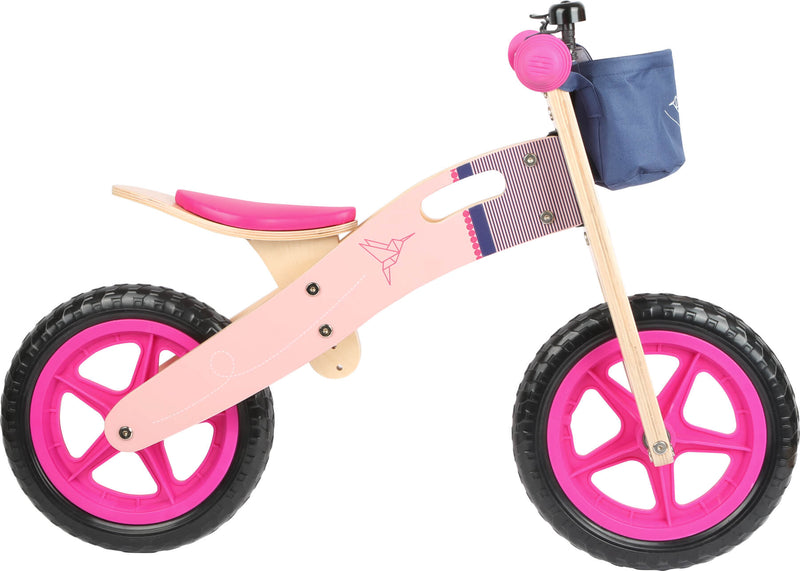 Small Foot - Houten Loopfiets Kolibrie Roze