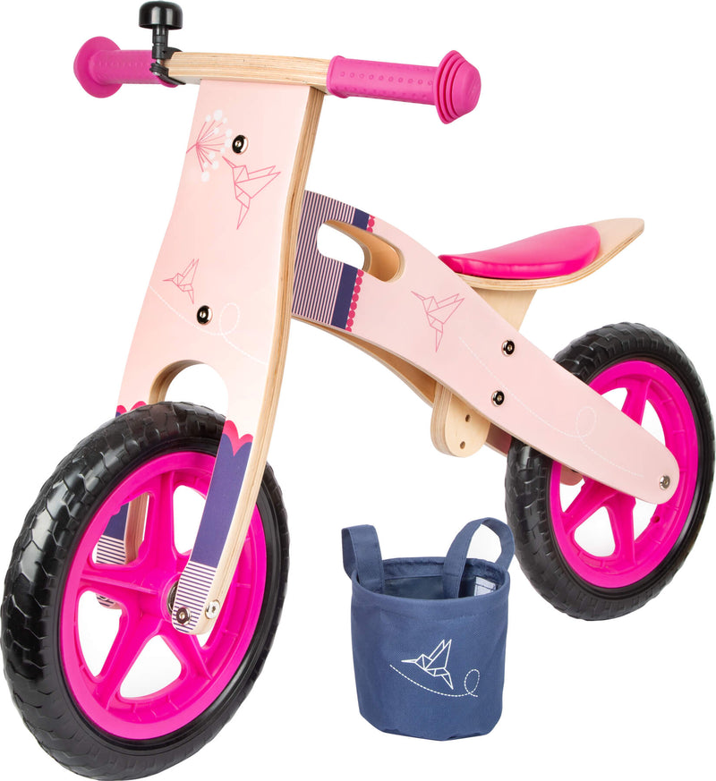 Small Foot - Houten Loopfiets Kolibrie Roze