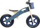 Small Foot - Houten Loopfiets Vliegtuig Blauw