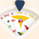 Small Foot - Houten Kalenderklok Seizoenen (Duitstalig)