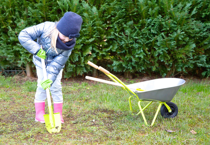 Small Foot - Metalen Kruiwagen met Tuingereedschap, 5dlg.