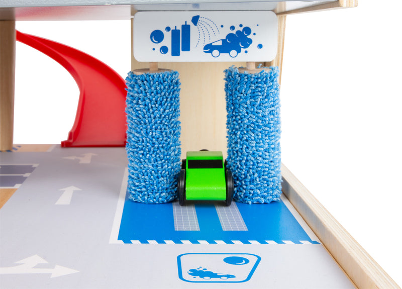 Small Foot - Houten Garage met Wasstraat