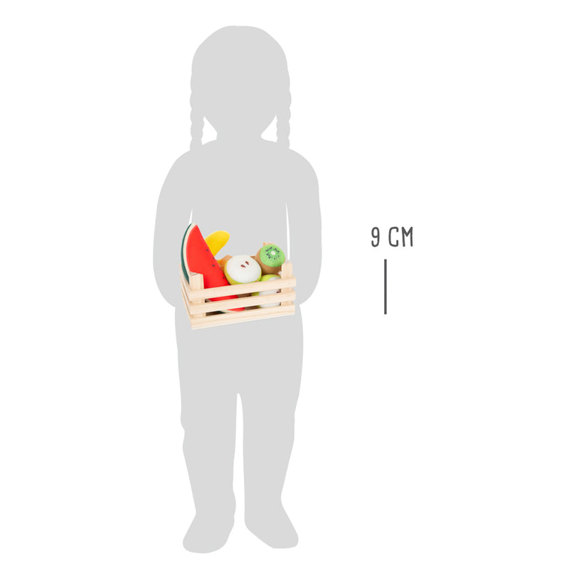 Stoffen vruchtenset met doos