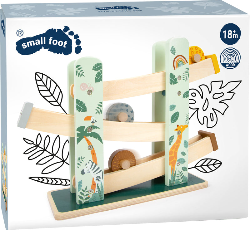 Small Foot - Houten Knikkerbaan Safari, 4dlg.