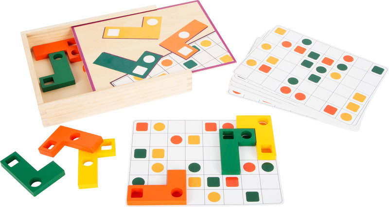 Geometrische Vormen Houten Leerpuzzel