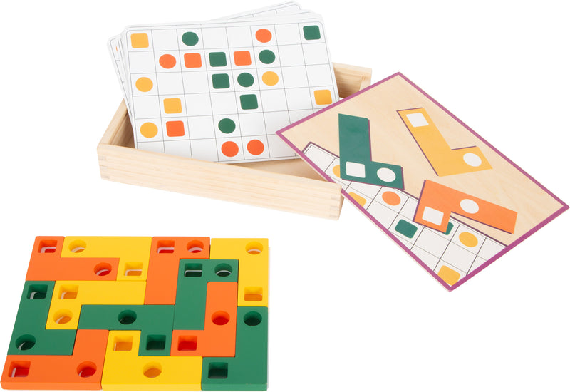 Geometrische Vormen Houten Leerpuzzel