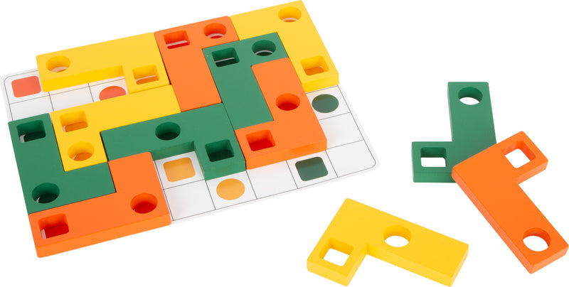 Geometrische Vormen Houten Leerpuzzel