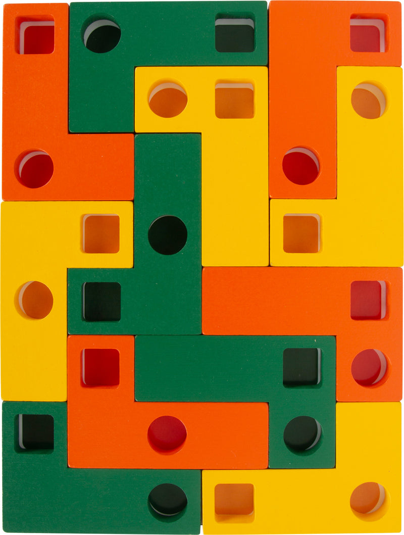 Geometrische Vormen Houten Leerpuzzel