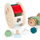 Small Foot - Houten Trekfiguur Vormenstoof Slak, 6dlg.