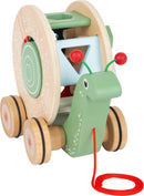 Small Foot - Houten Trekfiguur Vormenstoof Slak, 6dlg.