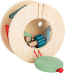 Small Foot - Houten Trekfiguur Vormenstoof Slak, 6dlg.