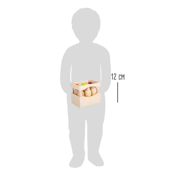 Small Foot - Houten Krat met Flessen, 7dlg.