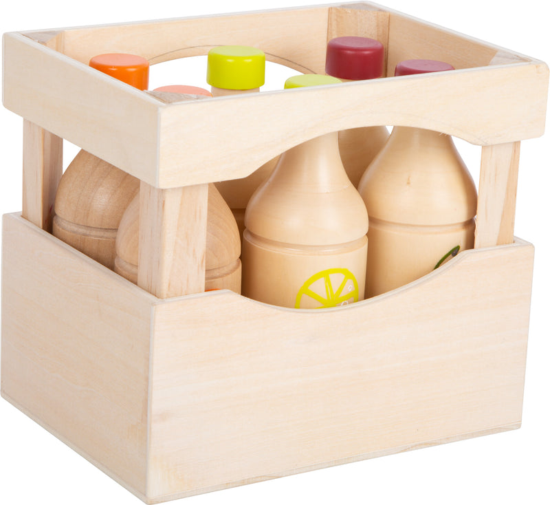 Small Foot - Houten Krat met Flessen, 7dlg.