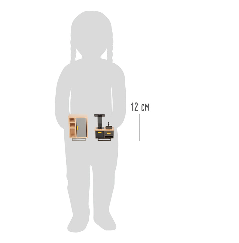 Small Foot - Houten Poppenhuis Meubeltjes Modern Complete Set, 31dlg.