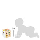 Small Foot - Houten Vormenstoof Kubus Regenboog,