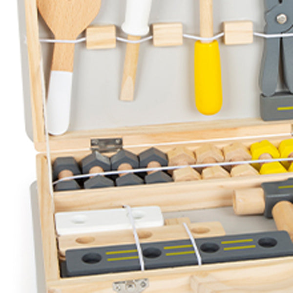 Small Foot - Houten Gereedschapskoffer Miniwob, 44dlg,