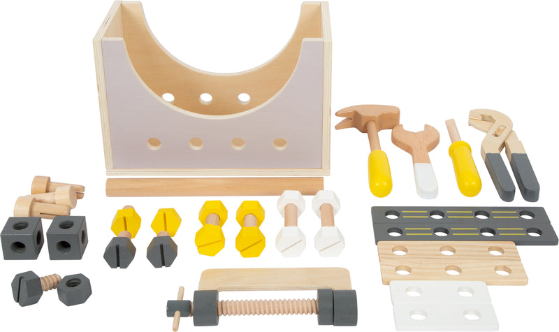 Small Foot  -  Houten Gereedschapskist 2in1, 28dlg.