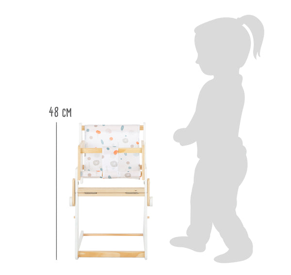 Small Foot - Houten Combi Poppenstoel Little Button