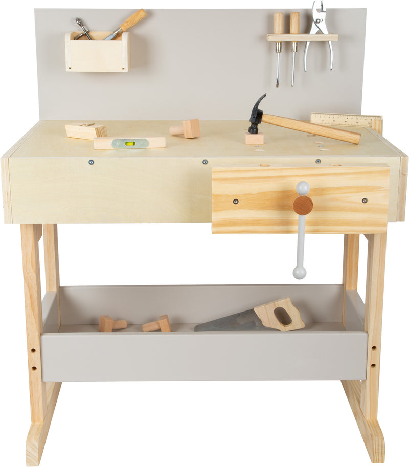 Werkbank voor kinderen Grijs met toebehoren