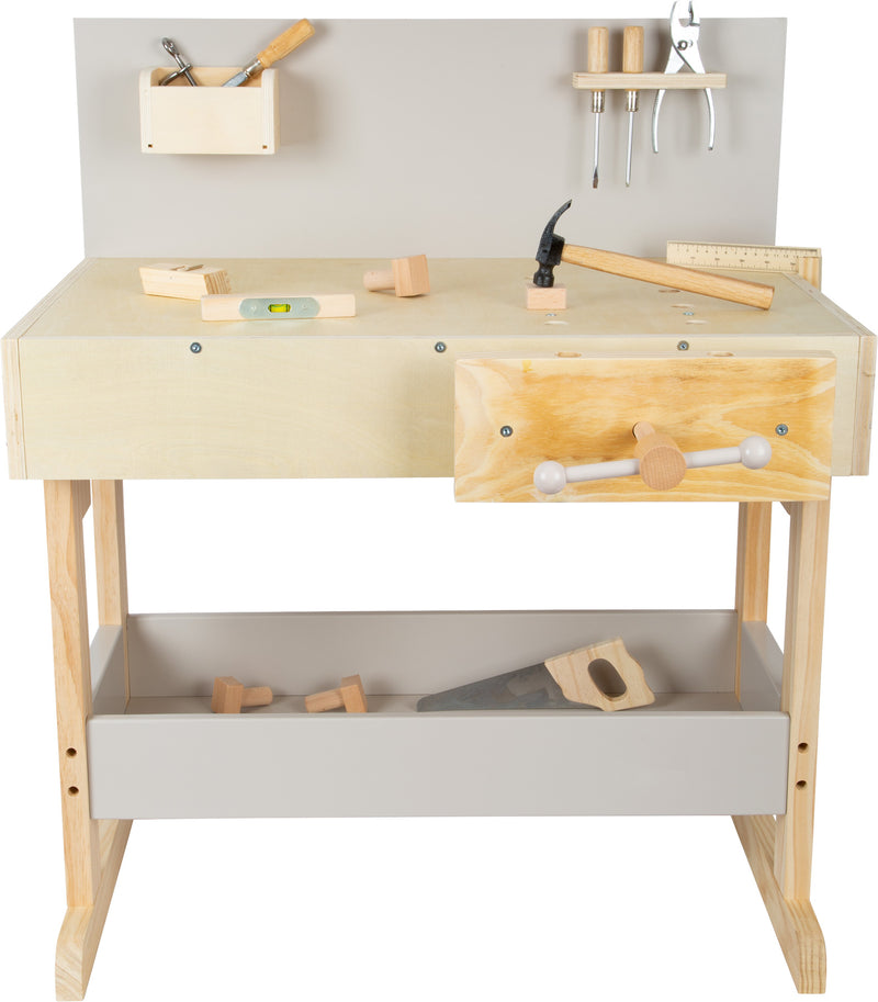 Werkbank voor kinderen Grijs met toebehoren