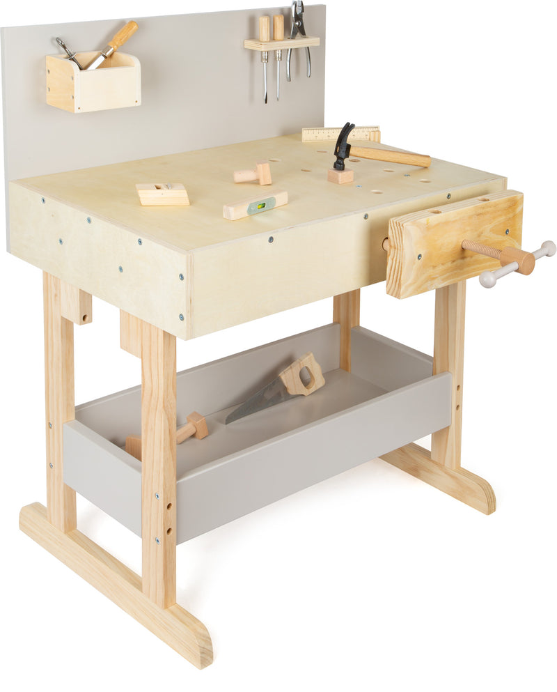 Werkbank voor kinderen Grijs met toebehoren